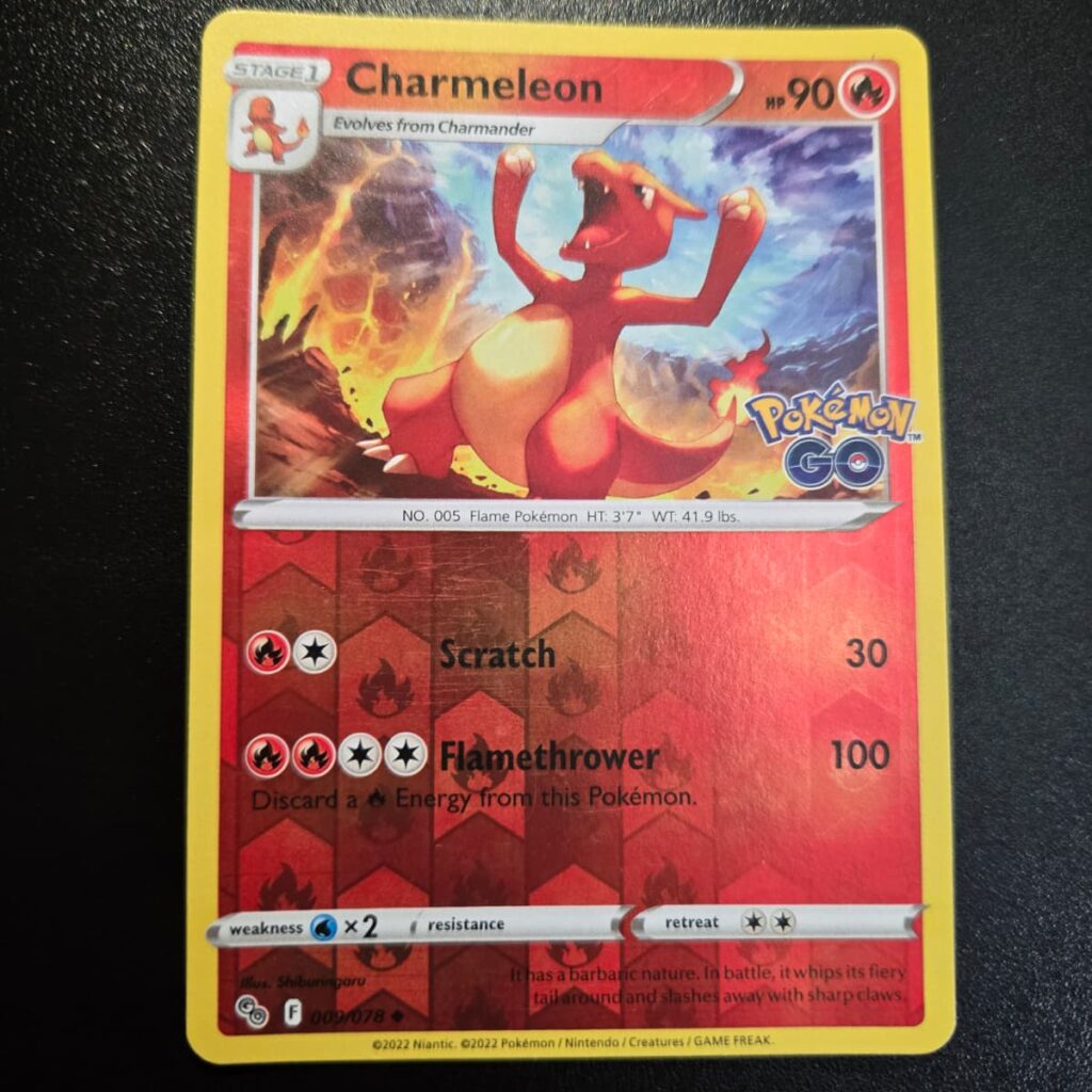 Charmeleon 9/78 Pokémon GO Reverse Holo