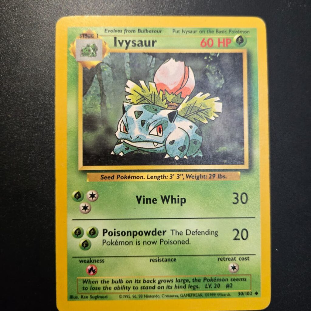 Ivysaur 30/102 Base Set Uncommon