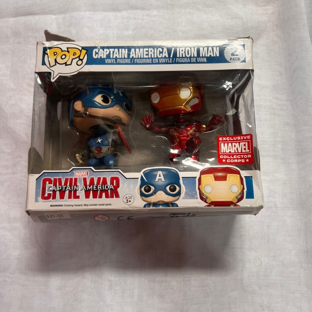 Funko Pop Marvel Capitan America / Iron Man 2 pack