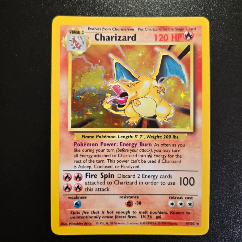 Charizard 4/102 Base Set Holo Rare