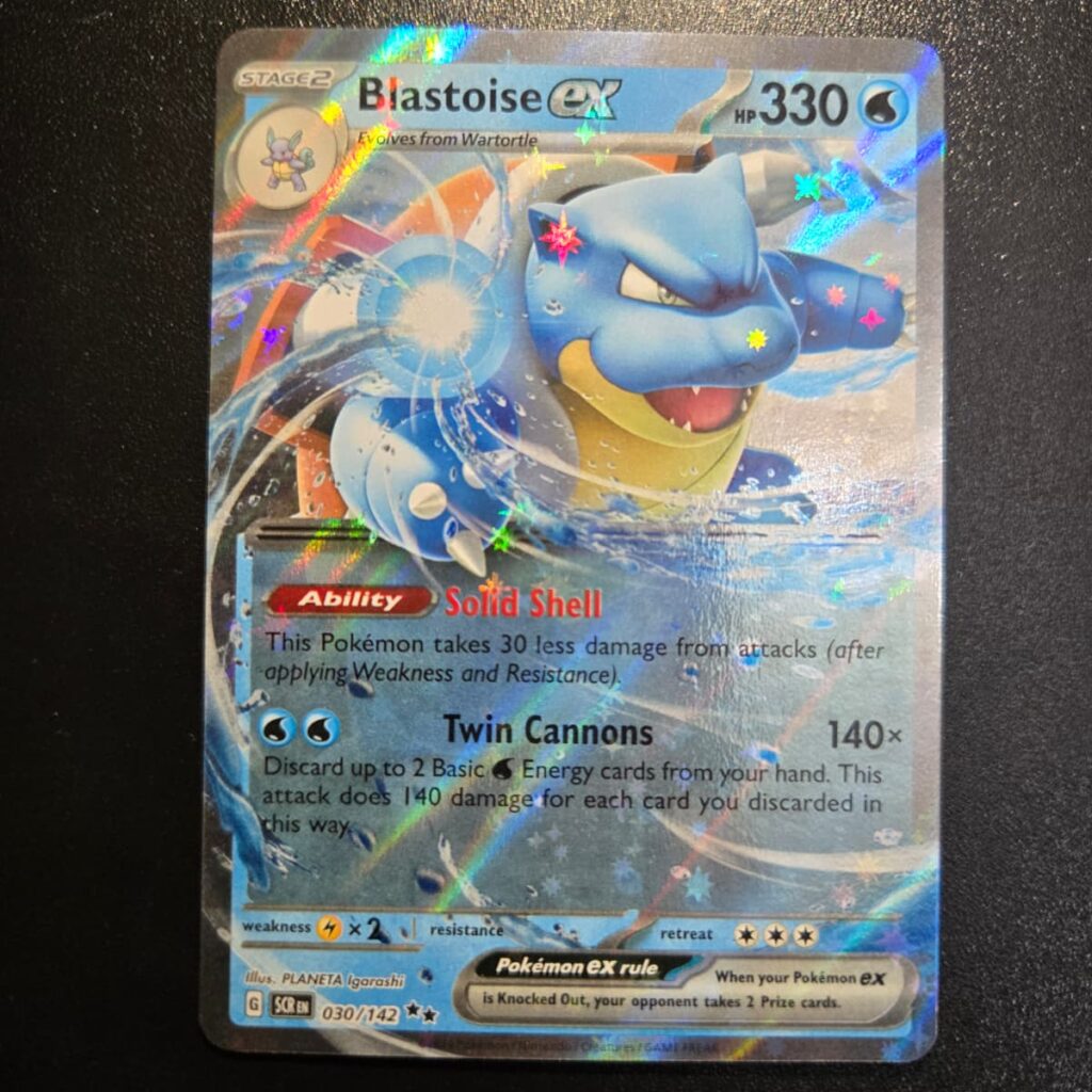 Blastoise EX 30/142 Stellar Crown Double Rare