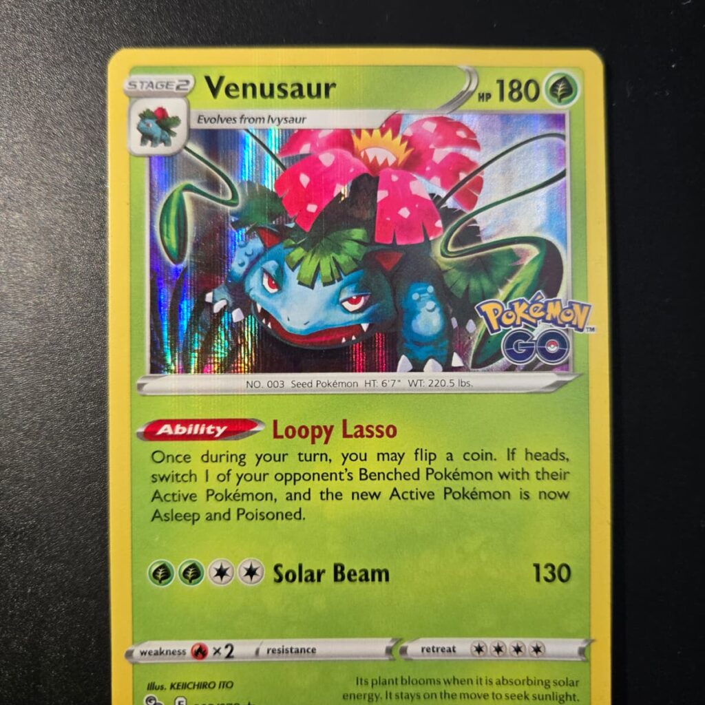 Venusaur 3/78 Pokémon GO Holo Rare